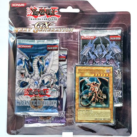 Yu-Gi-Oh! GX Next Generation Blister Pack (White-Horned Dragon)