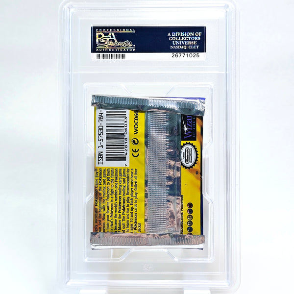 1999 Pokémon Base Foil Pack (Shadowless) – Charizard Artwork – PSA 10