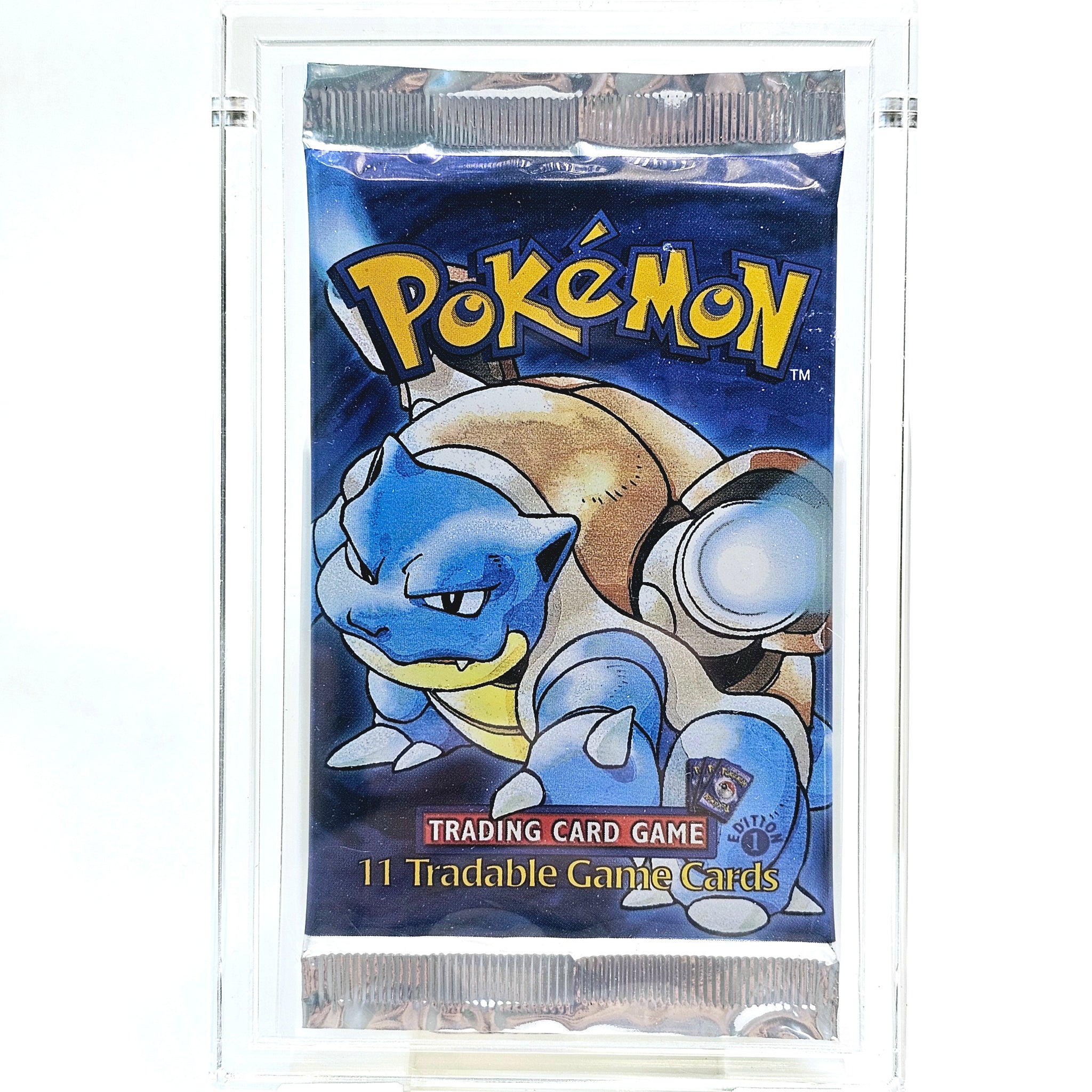 Pokémon TCG Base Set 1st Edition Booster Pack (Blastoise Art)